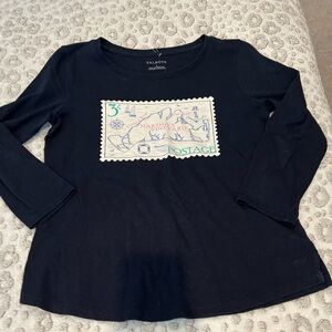 Talbots Size Small Postage Lightweight Tshirt
